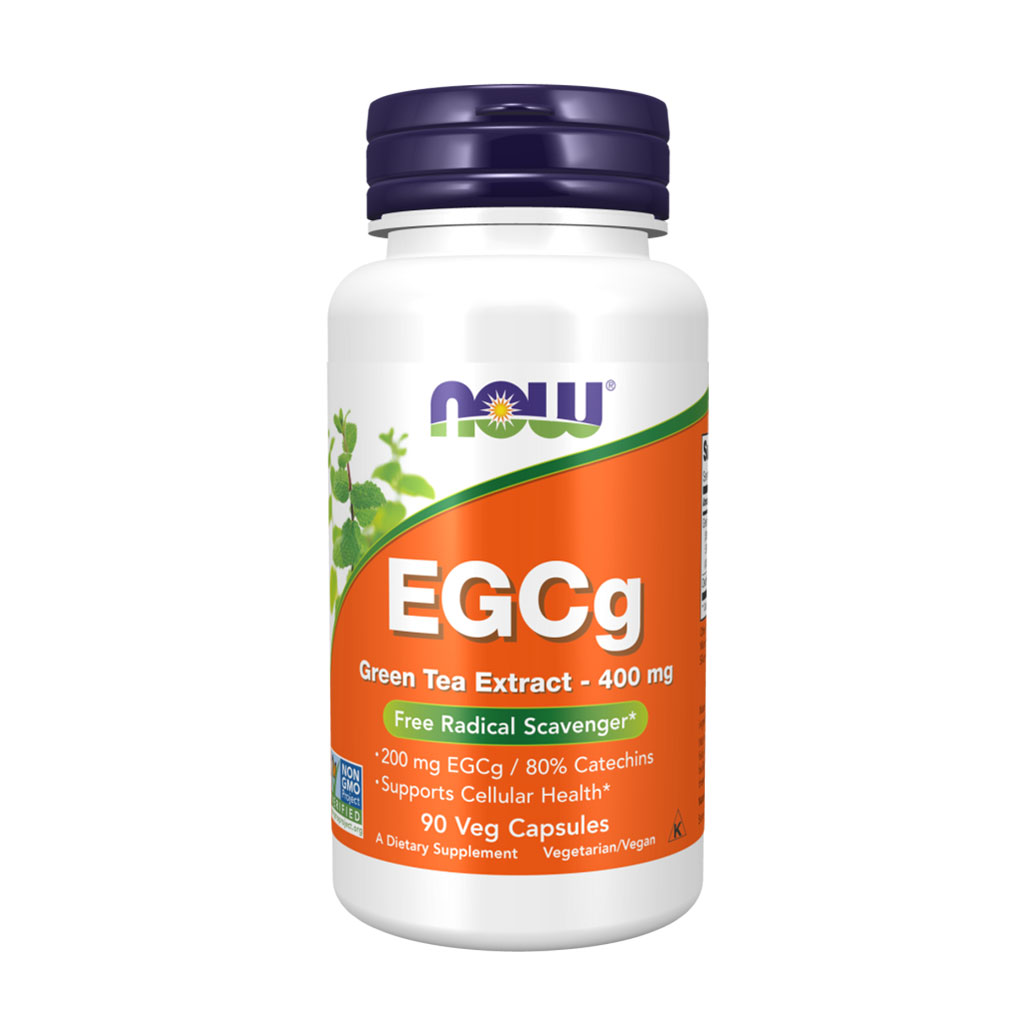 Екстракт зеленого чаю NOW Foods EGCg Green Tea Extract 400 мг, 90 капсул